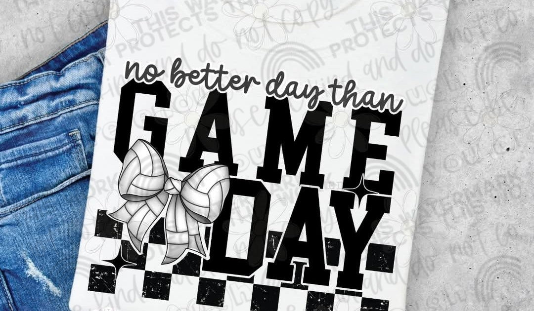 No Better Day Game Day Tee