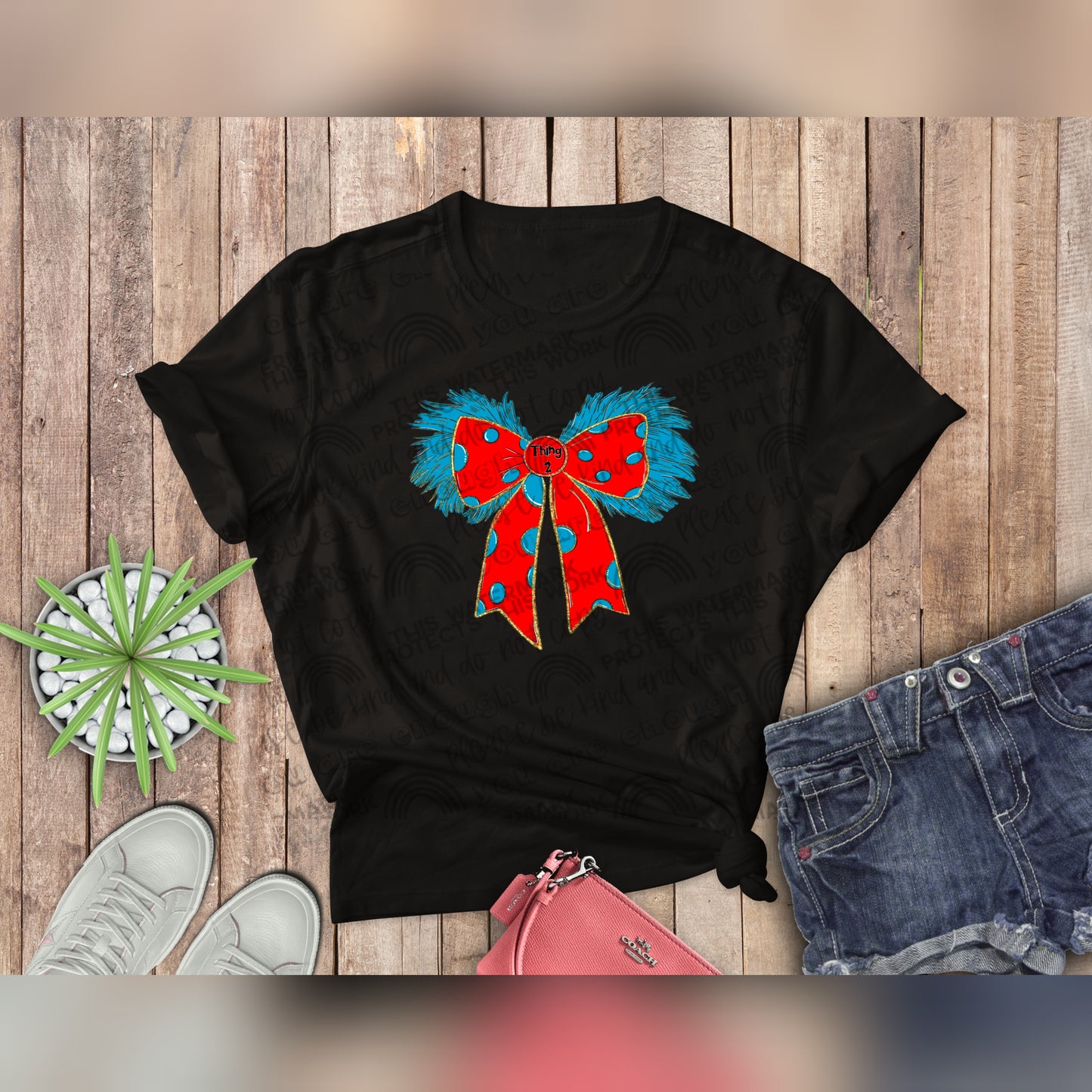 Reading Bow 1 and Bow 2 Tee