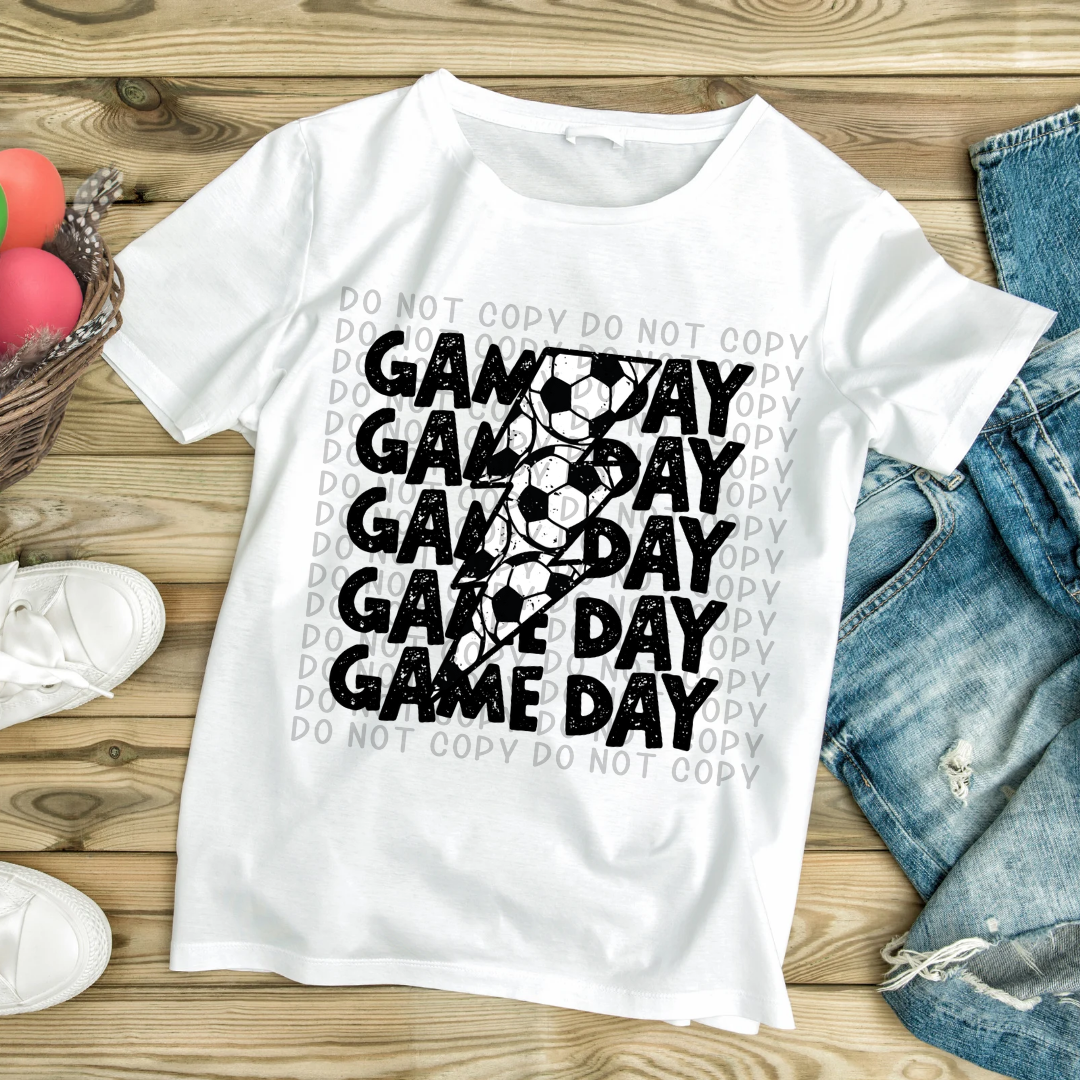 Game Day Lightening Bolt Tee