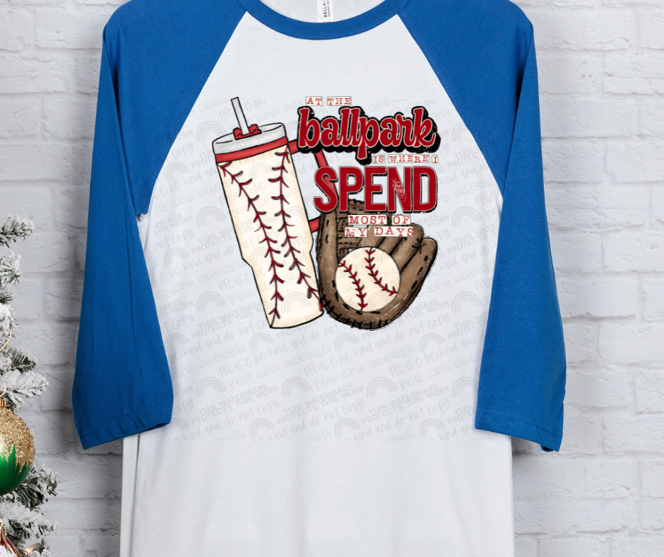 At the Ballpark Baseball Tee