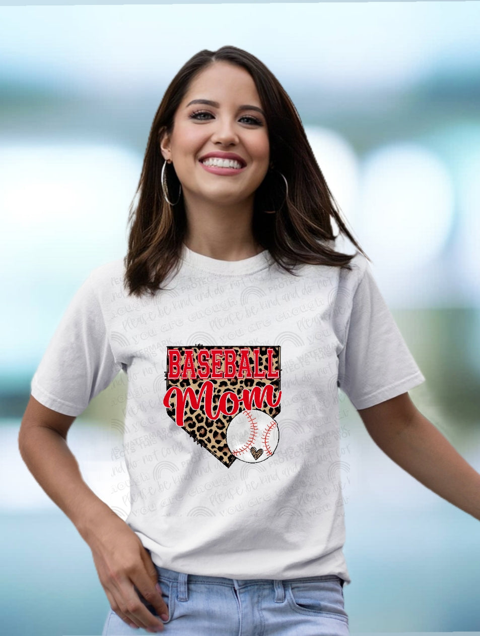Leopard Home Plate Baseball  T-shirt