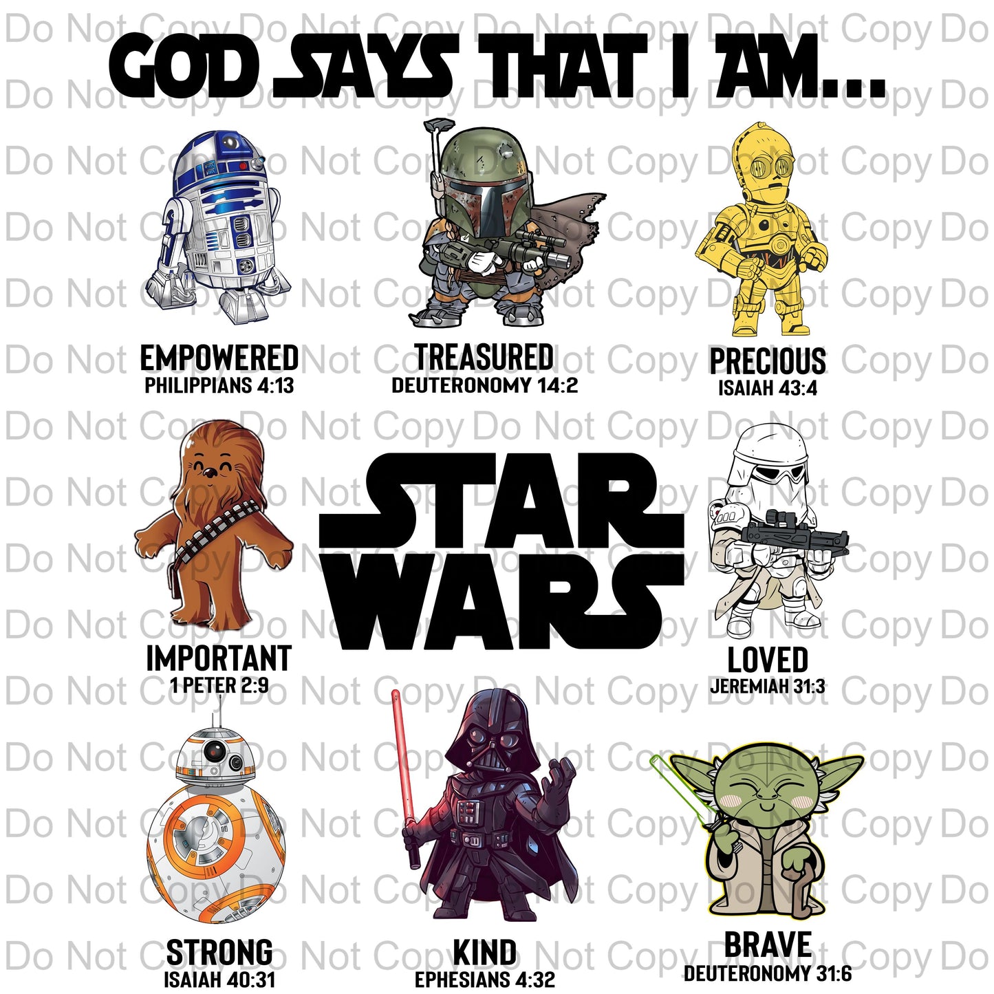 God Says Star W Sublimation Transfer