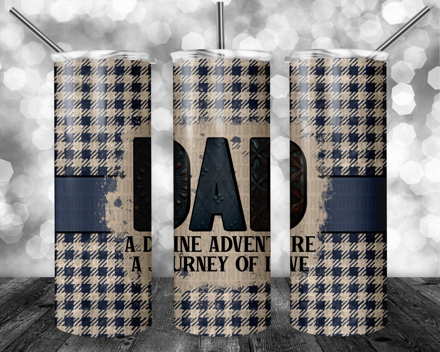 Dad or Daddy A Divine Journey Tumbler