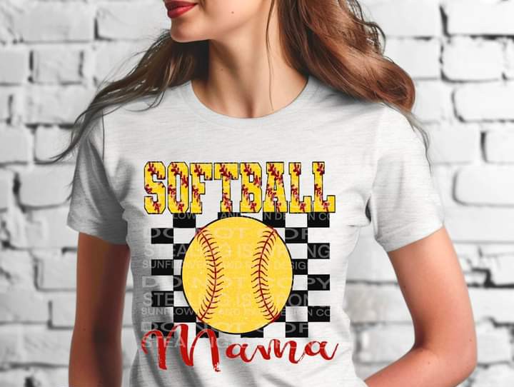 Baseball or Softball Mama T-shirt