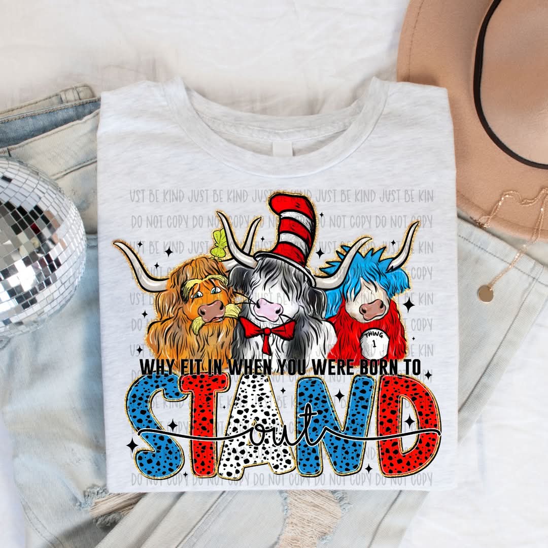 Why Fit in Stand Out Tee