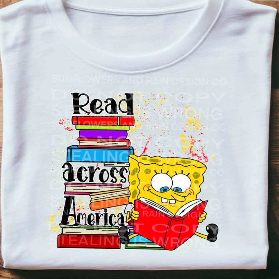 Read Across Books Tee