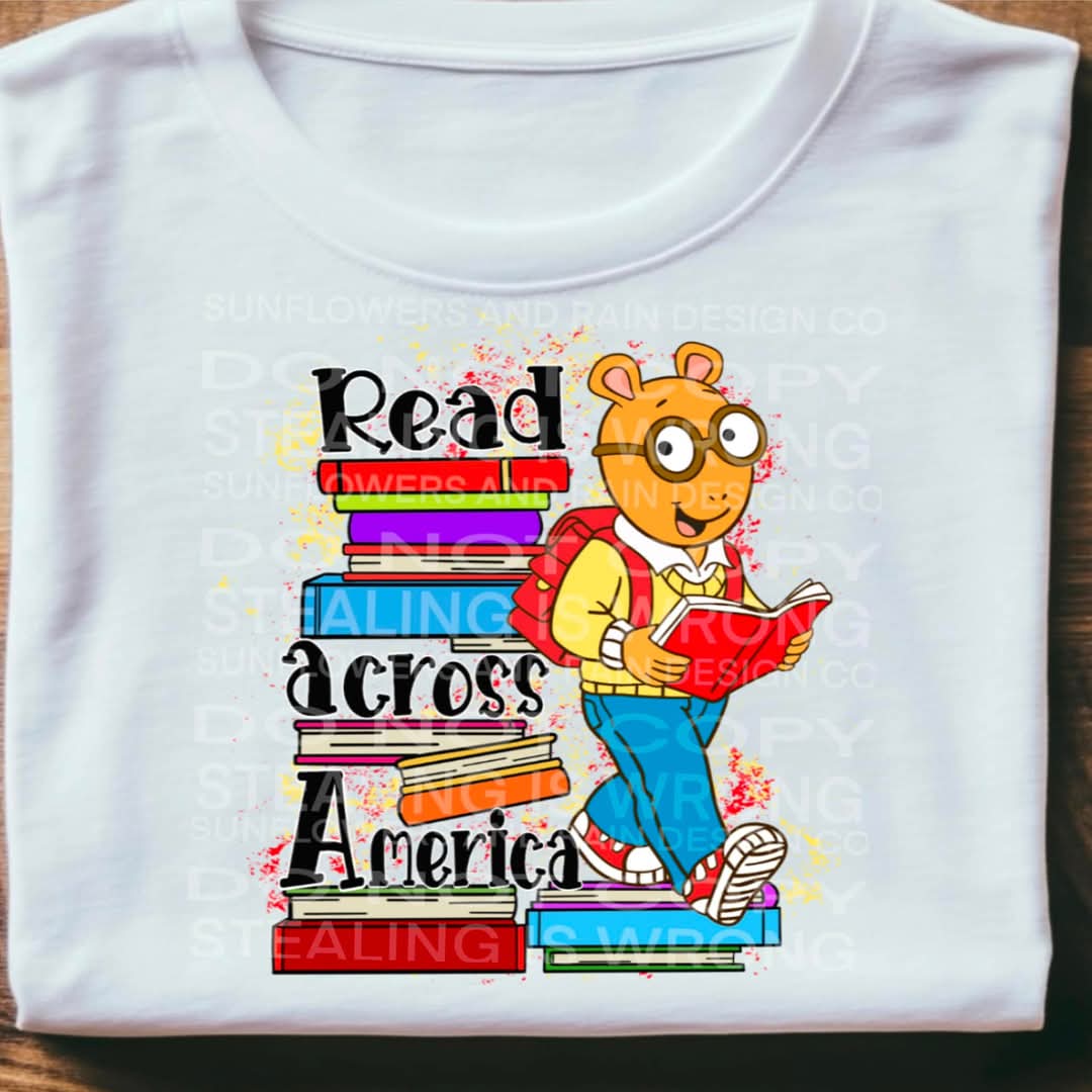 Read Across Books Tee