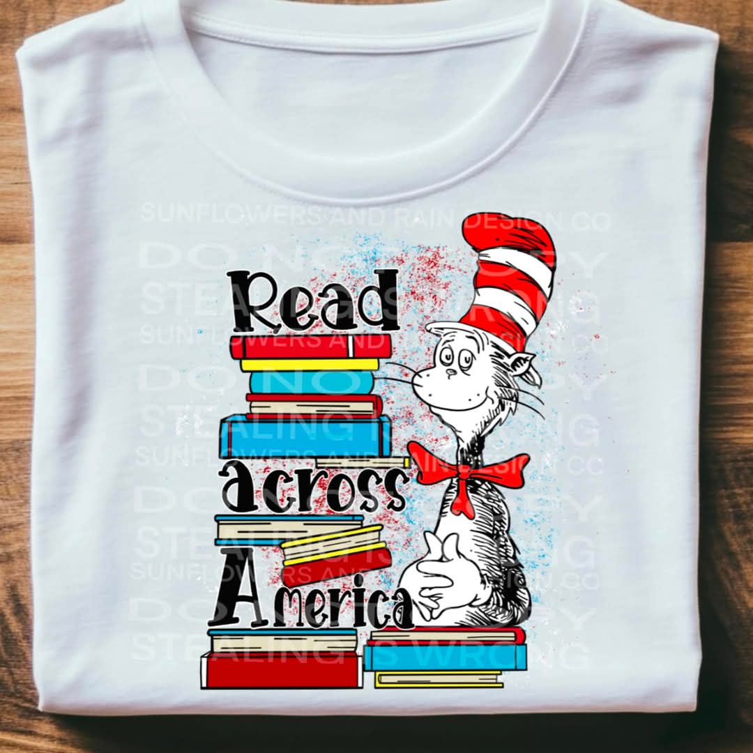 Read Across Books Tee