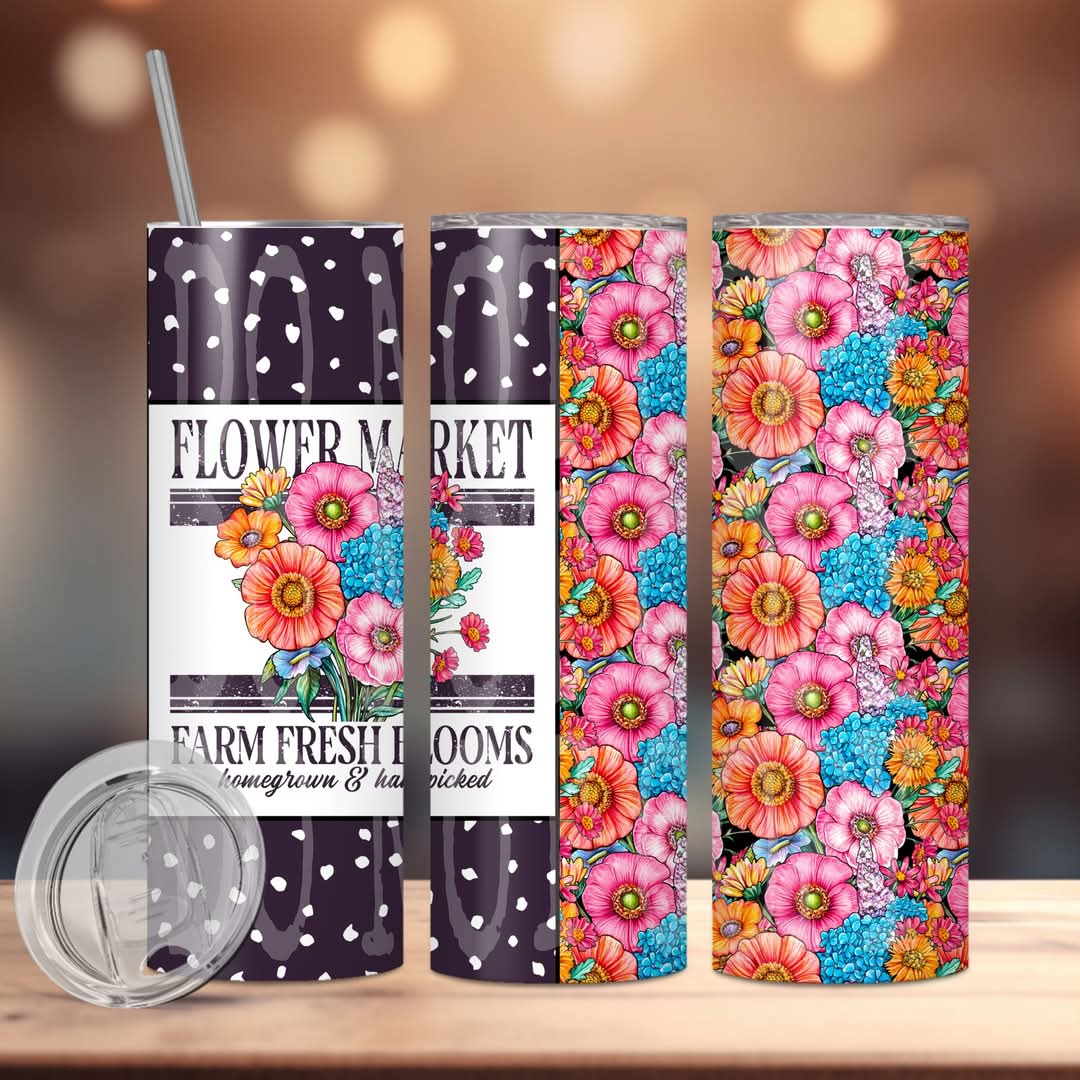 Flower Market Tumbler