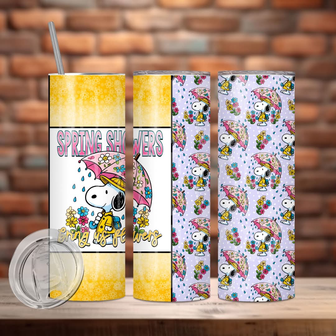 Spring Showers Tumbler