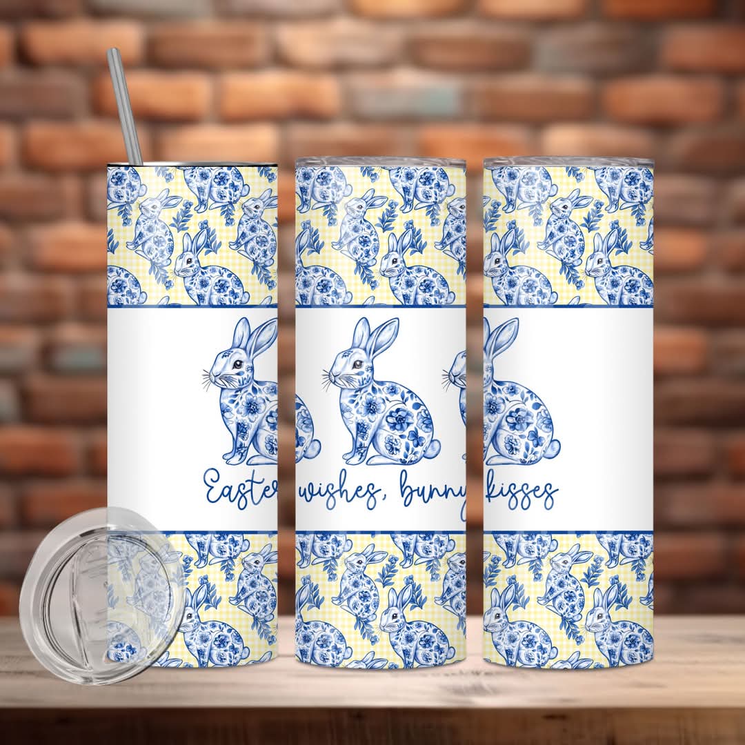 Easter Wishes Bunny Kisses Tumbler