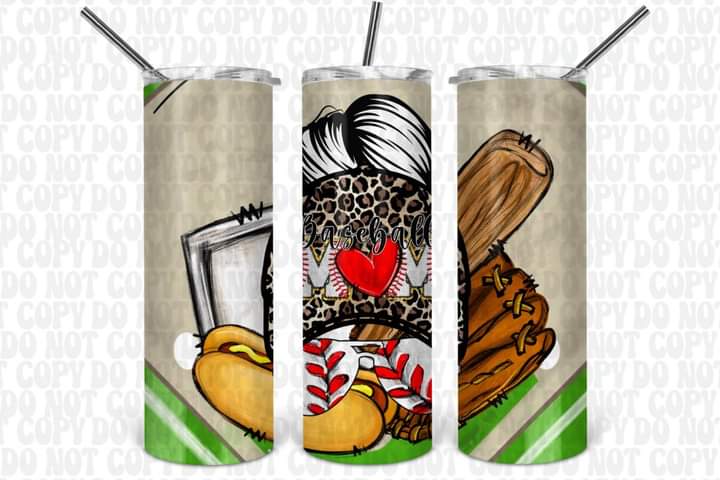 Softball & Baseball Mom Tumbler