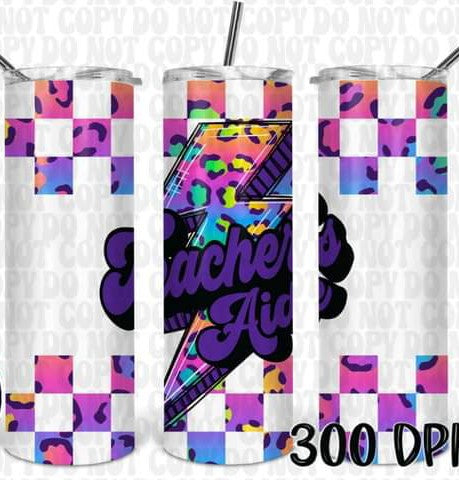 Teacher & Teacher Life Lightening Tumbler