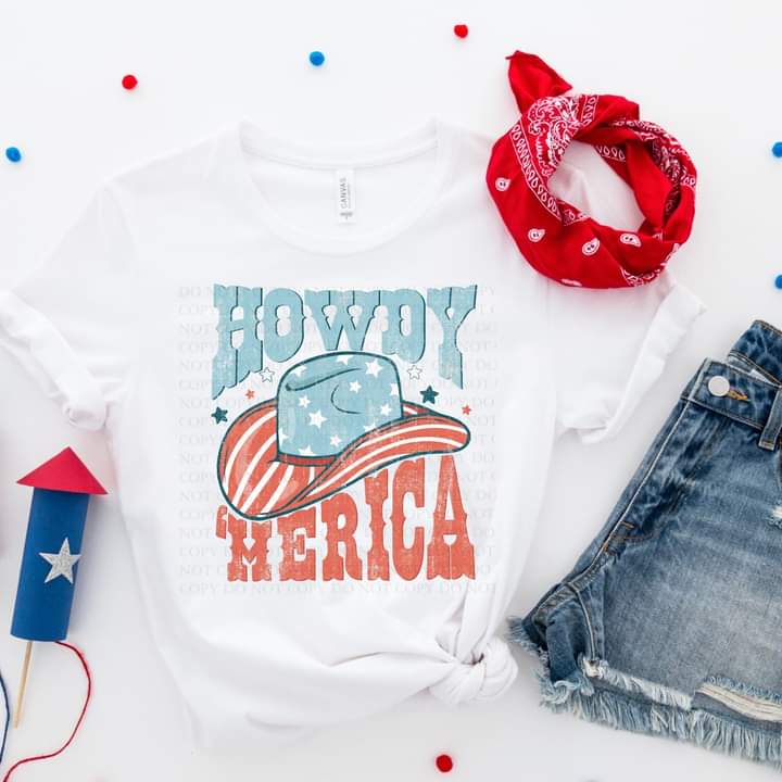 Howdy 'Merica Sublimation Transfer