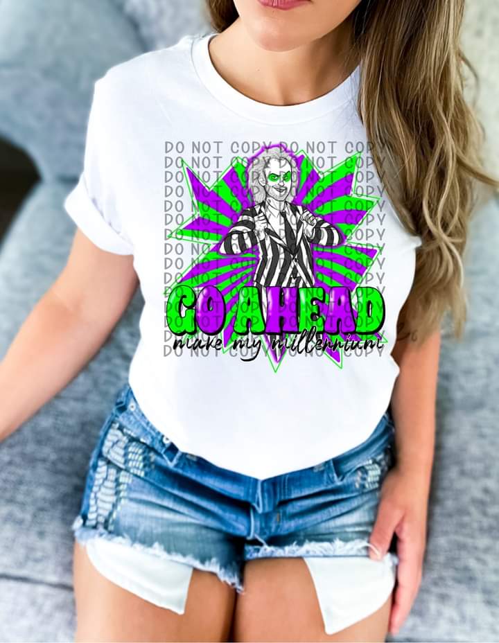 Make my Millennium Neon Sublimation Transfer