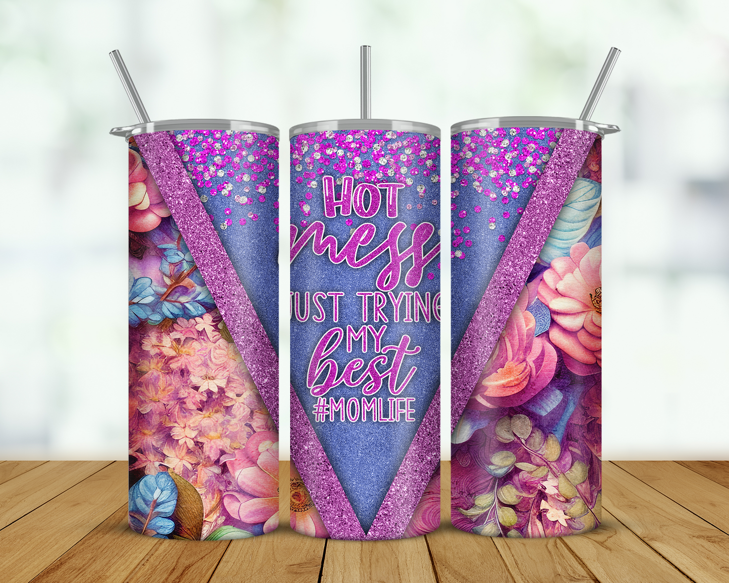 Hot Mess But Trying my Best Tumbler