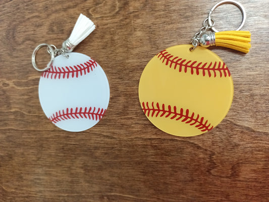 Baseball & Softball Acrylic Keychains