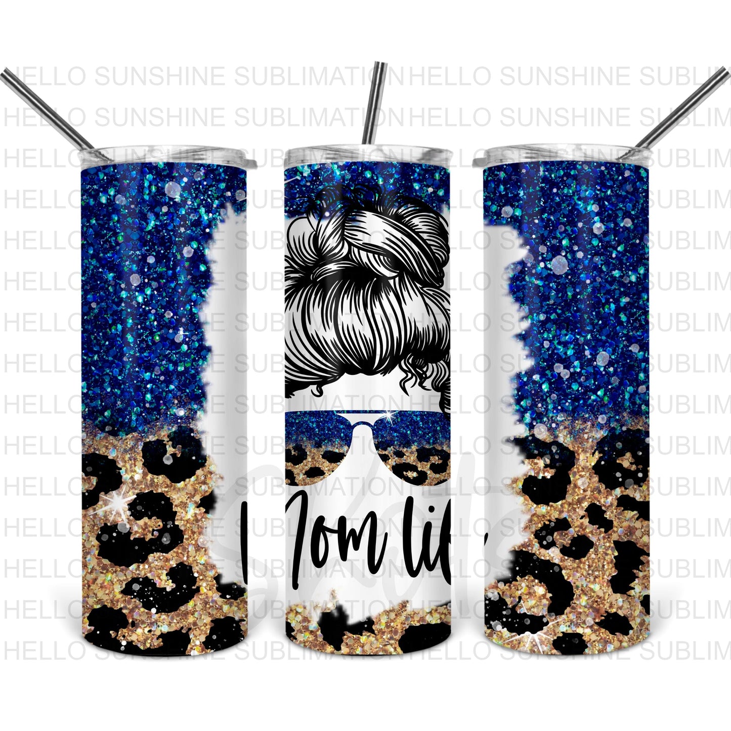 Mom Life Messy Bun Tumblers