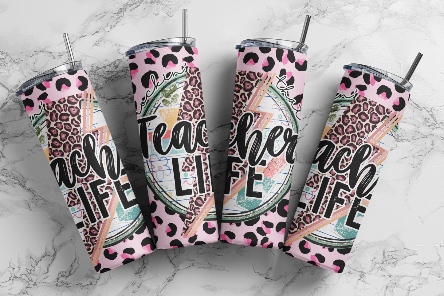 Rockin' That Teacher Life Tumblers