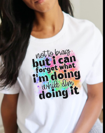Not to Brag Sublimation Transfer