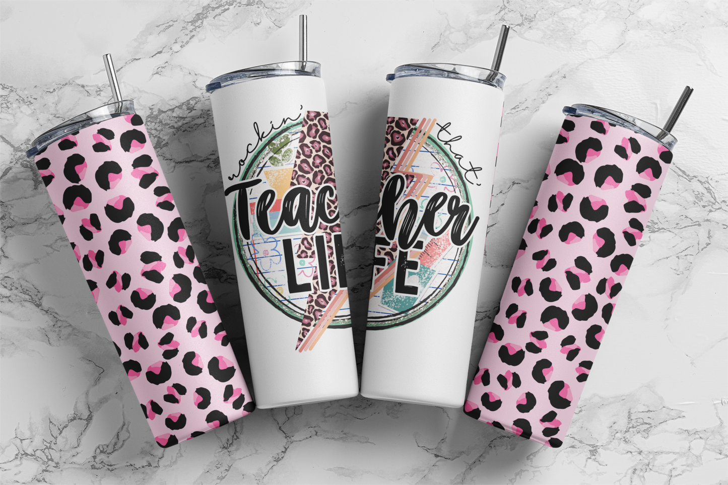 Rockin' That Teacher Life Tumblers