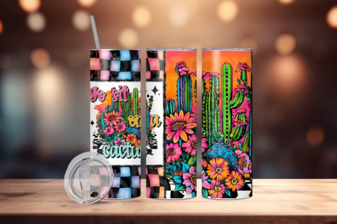 Sit On A Cactus Tumbler