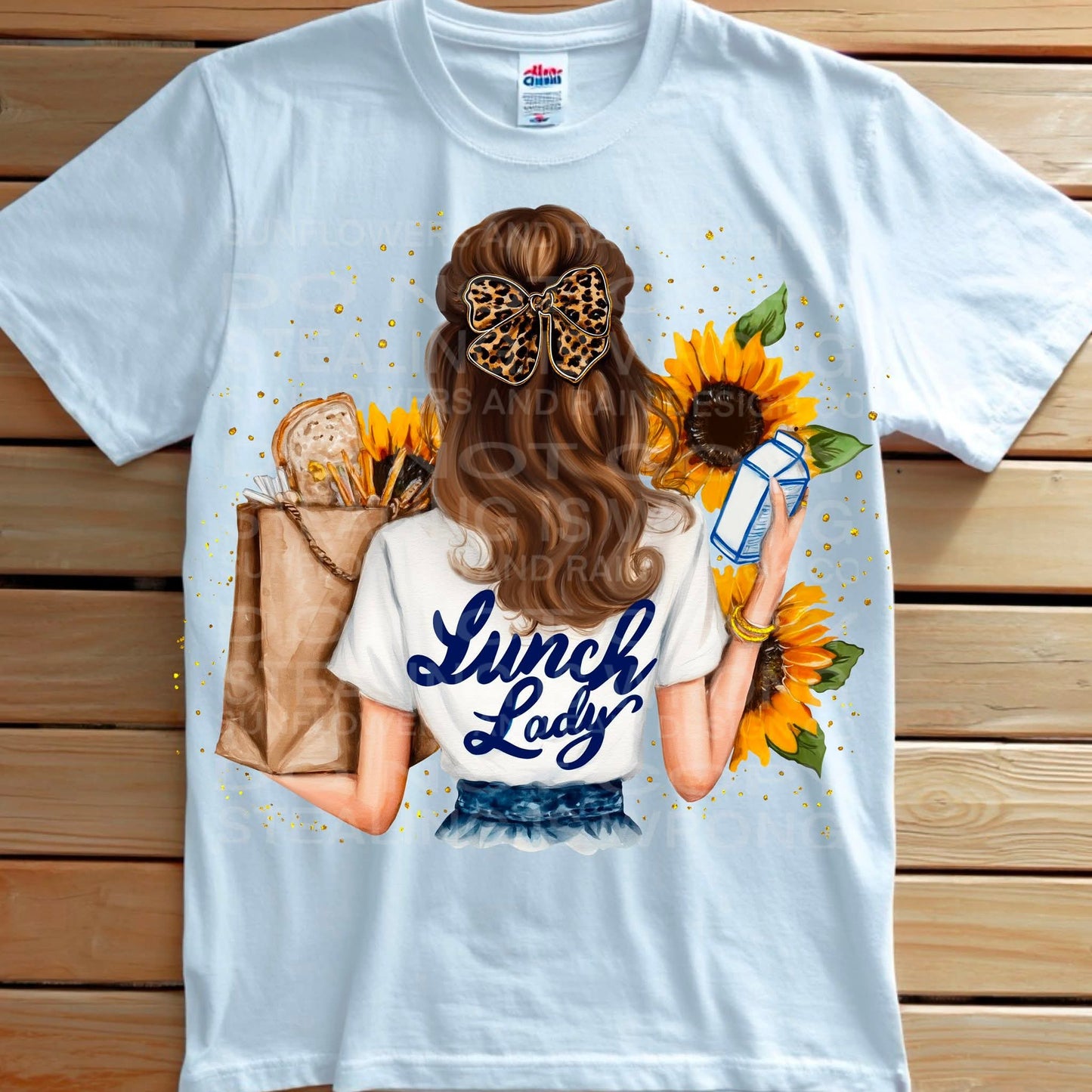 Lunch Lady Sunflower Tee