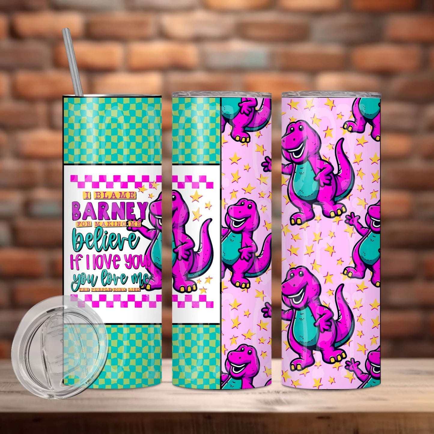 I Blame Barney Tumbler