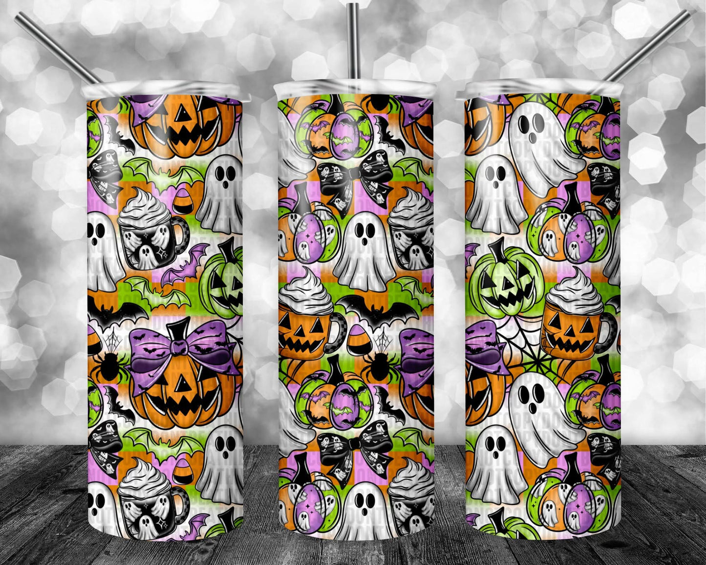 Ghostie & Pumpkin Tumbler