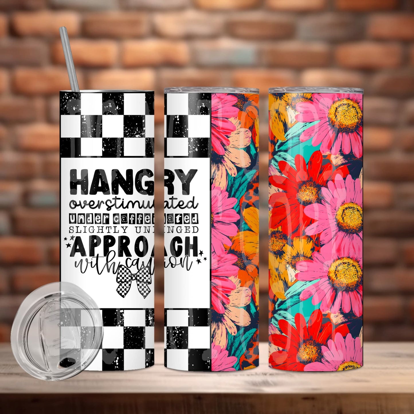 Hangry Overstimulated Undercaffienated Tumbler