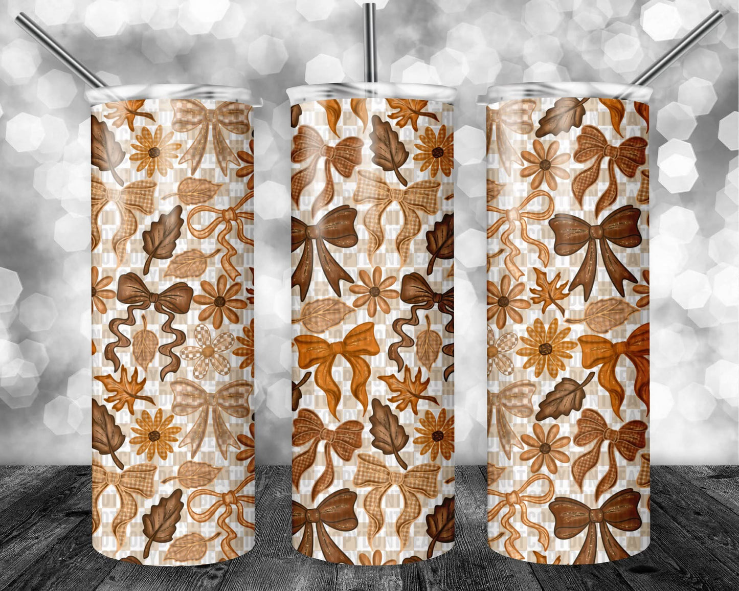 Fall Bows Tumbler