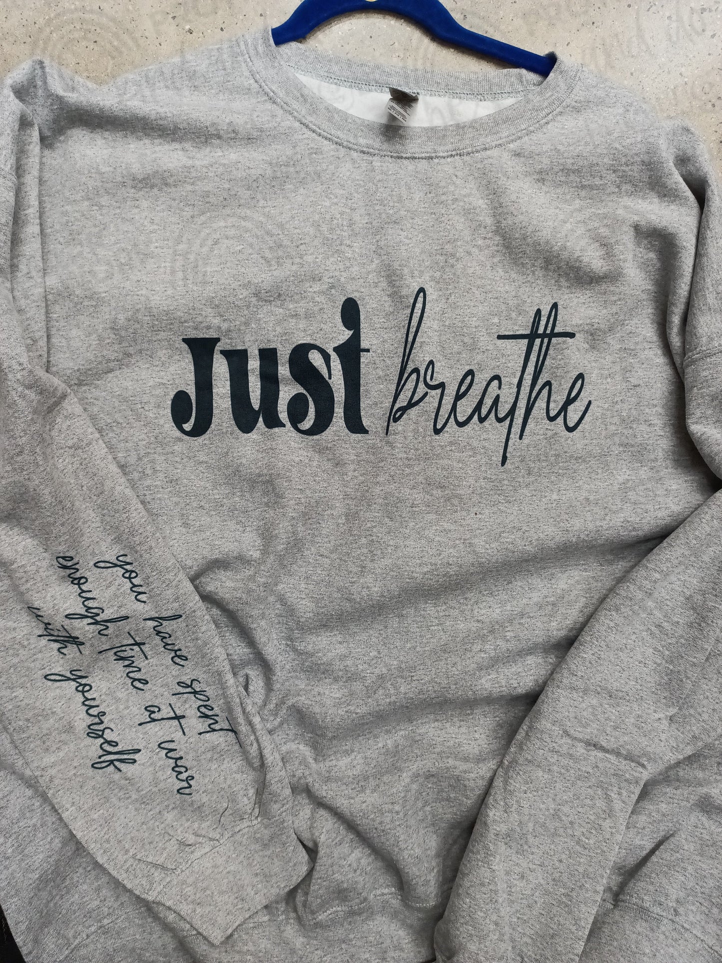 Just Breathe LS Tee or Crew