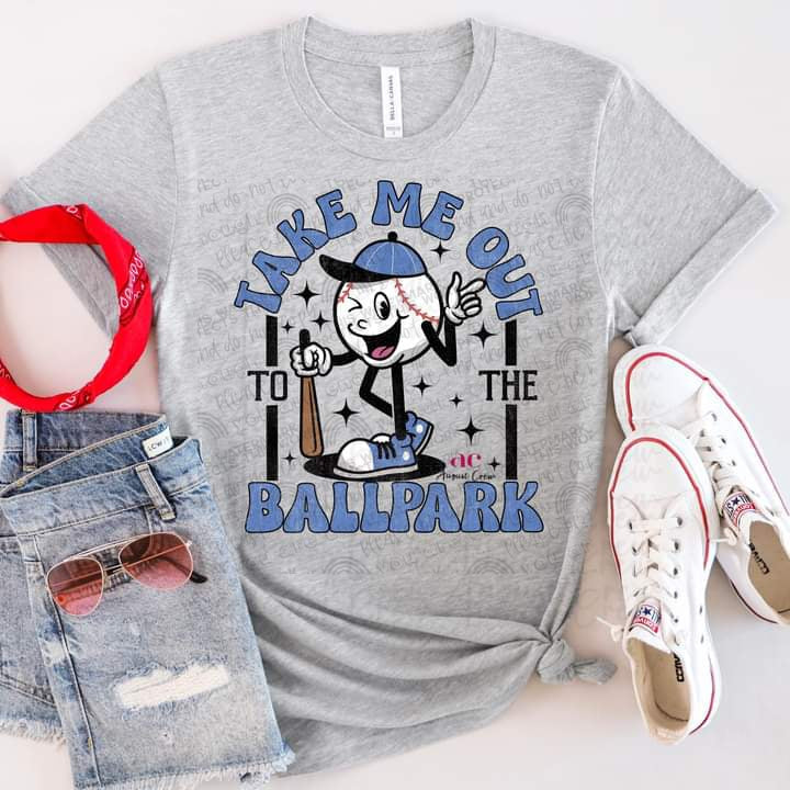 Take me out to the Ballpark/game Tee