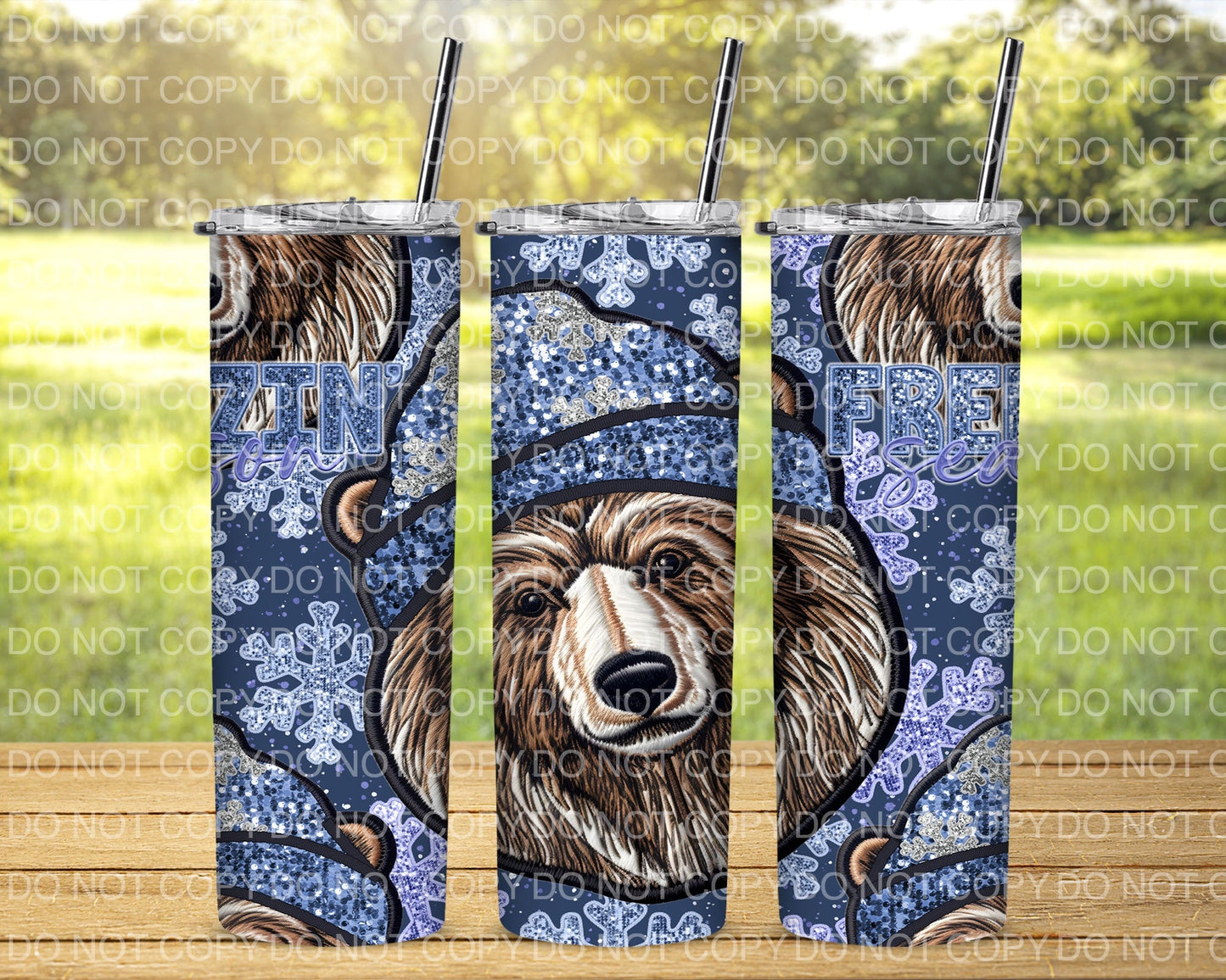 Glitter Freezin' Tumbler