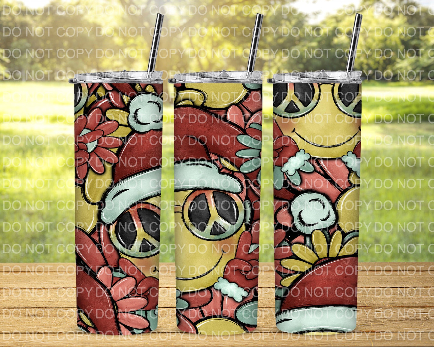 Peace Christmas Tumbler