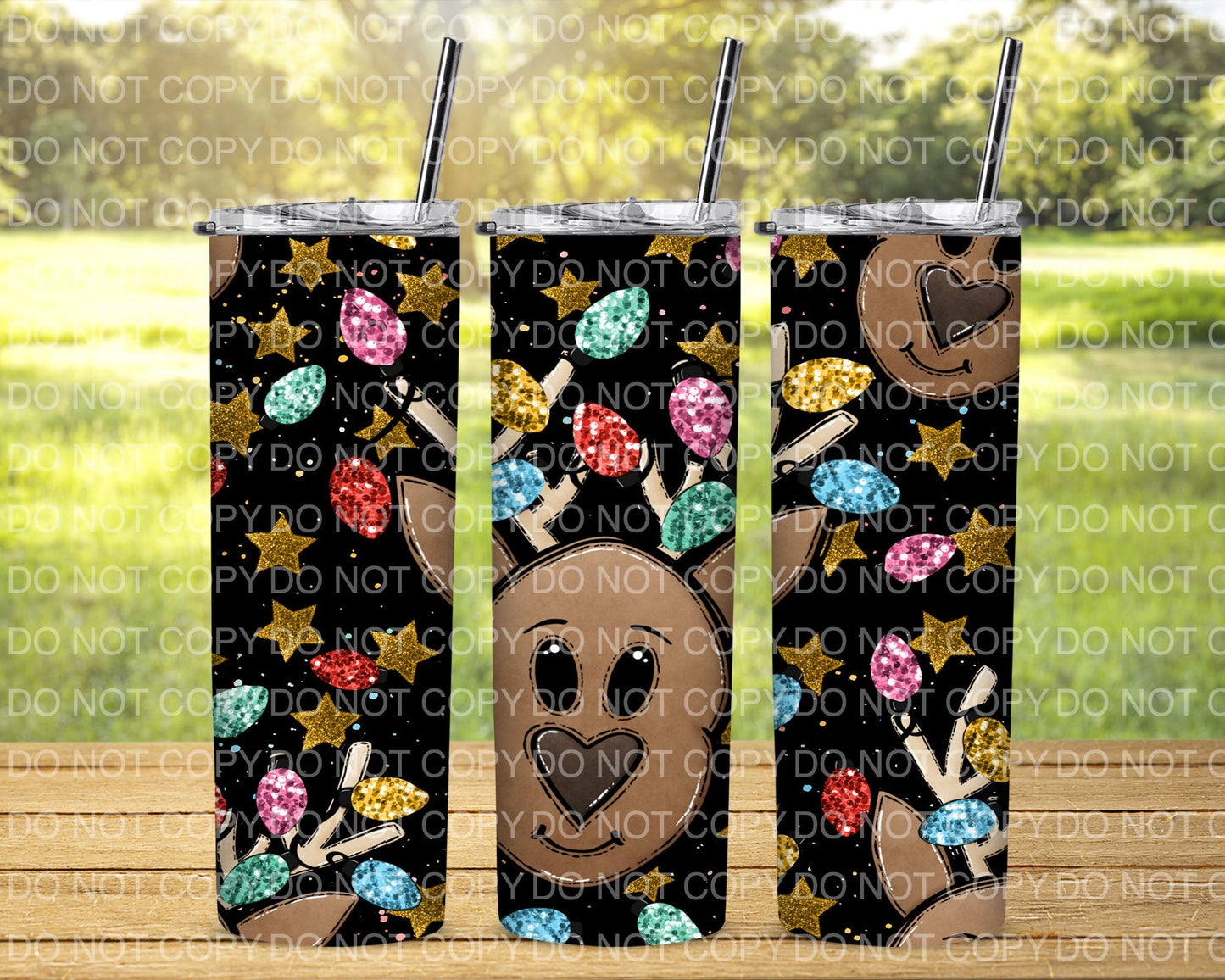Glitter Reindeer Tumbler/Kids cup