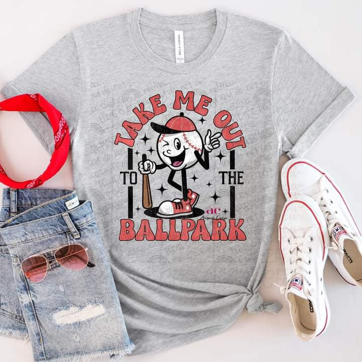 Take me out to the Ballpark/game Tee