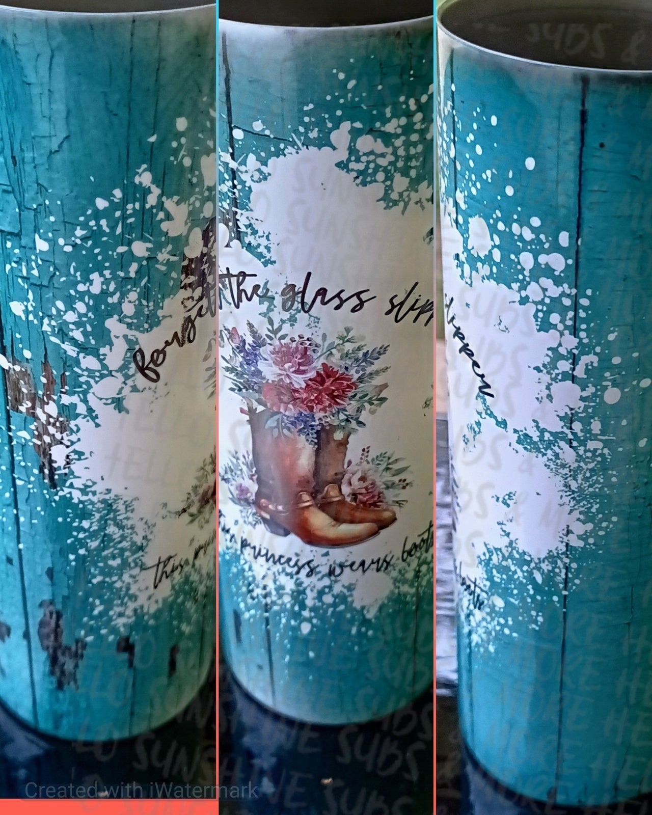 Forget the Glass Slipper Tumbler Print