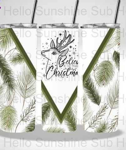 Believe in the Magic of Christmas Tumbler Print