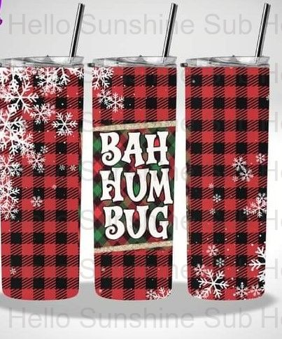 Bah Hum Bug Tumbler Print