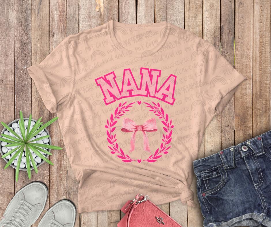 Nana Coquette Tee or Crew