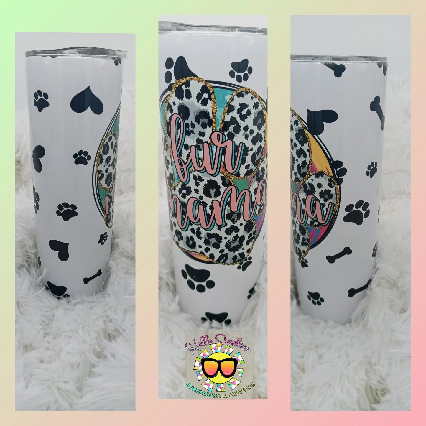 Fur Mama Tumbler Print