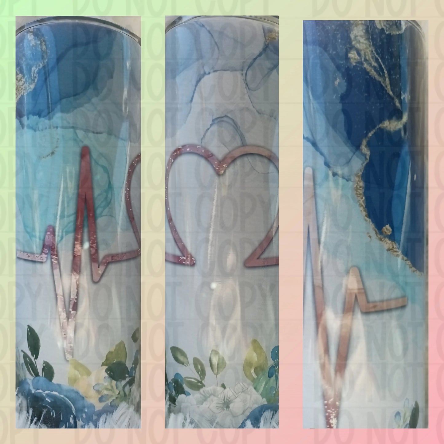 Nurse Heartbeat Tumbler Print