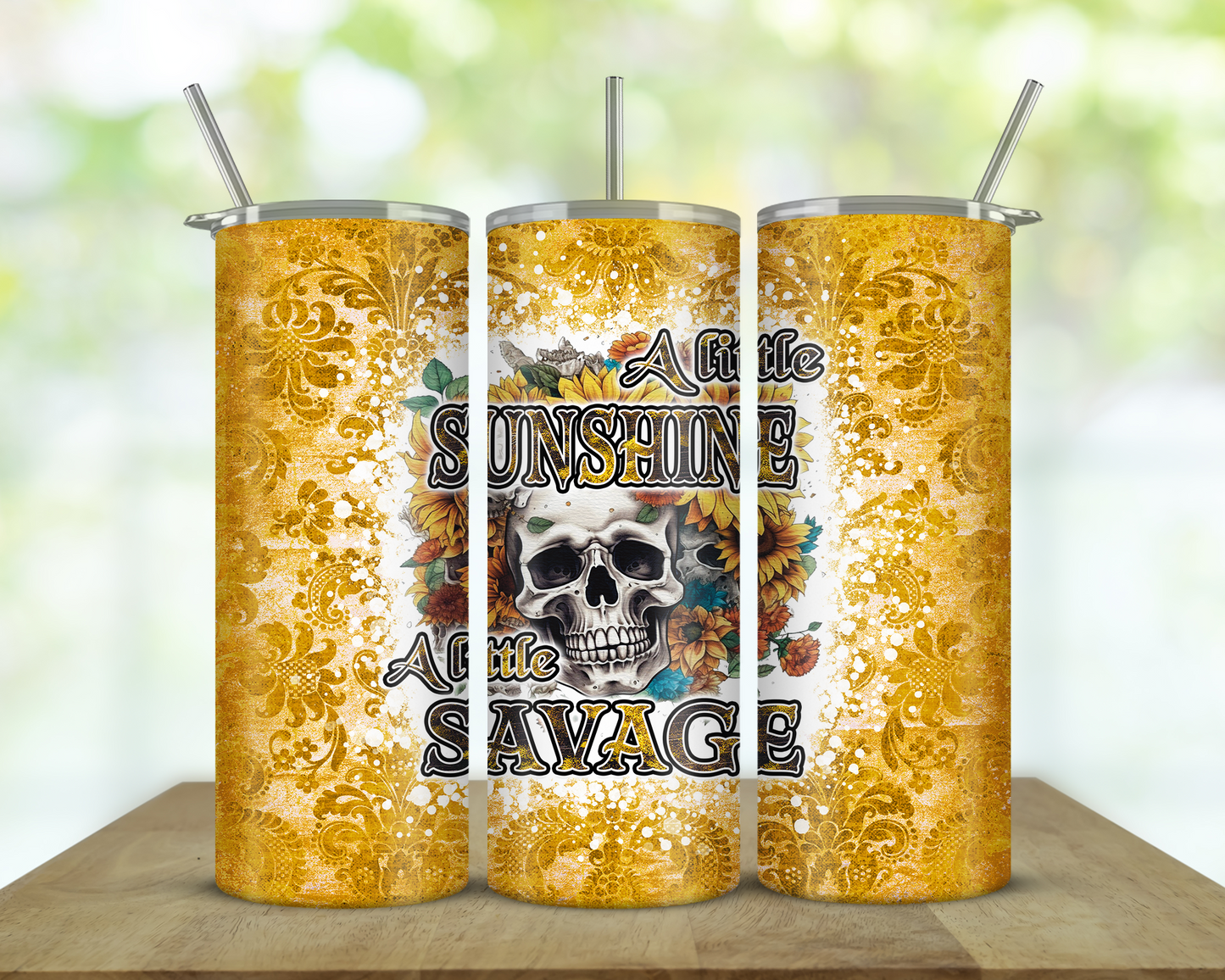 Little Sunshine Little Savage Tumbler Print