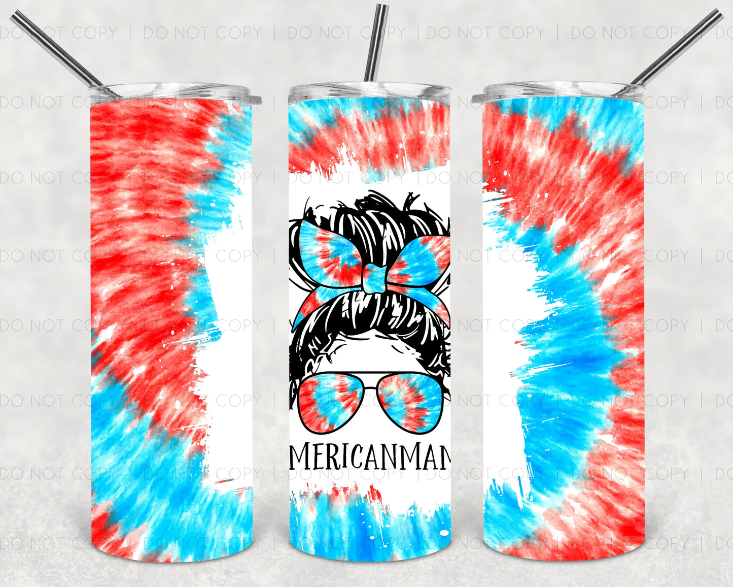 American Mama Tumbler Print