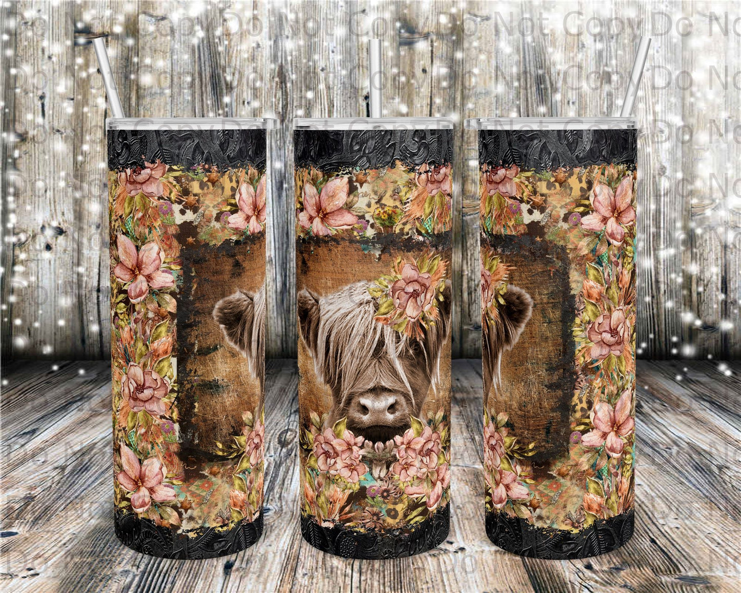 Baby Highland Tumbler Print