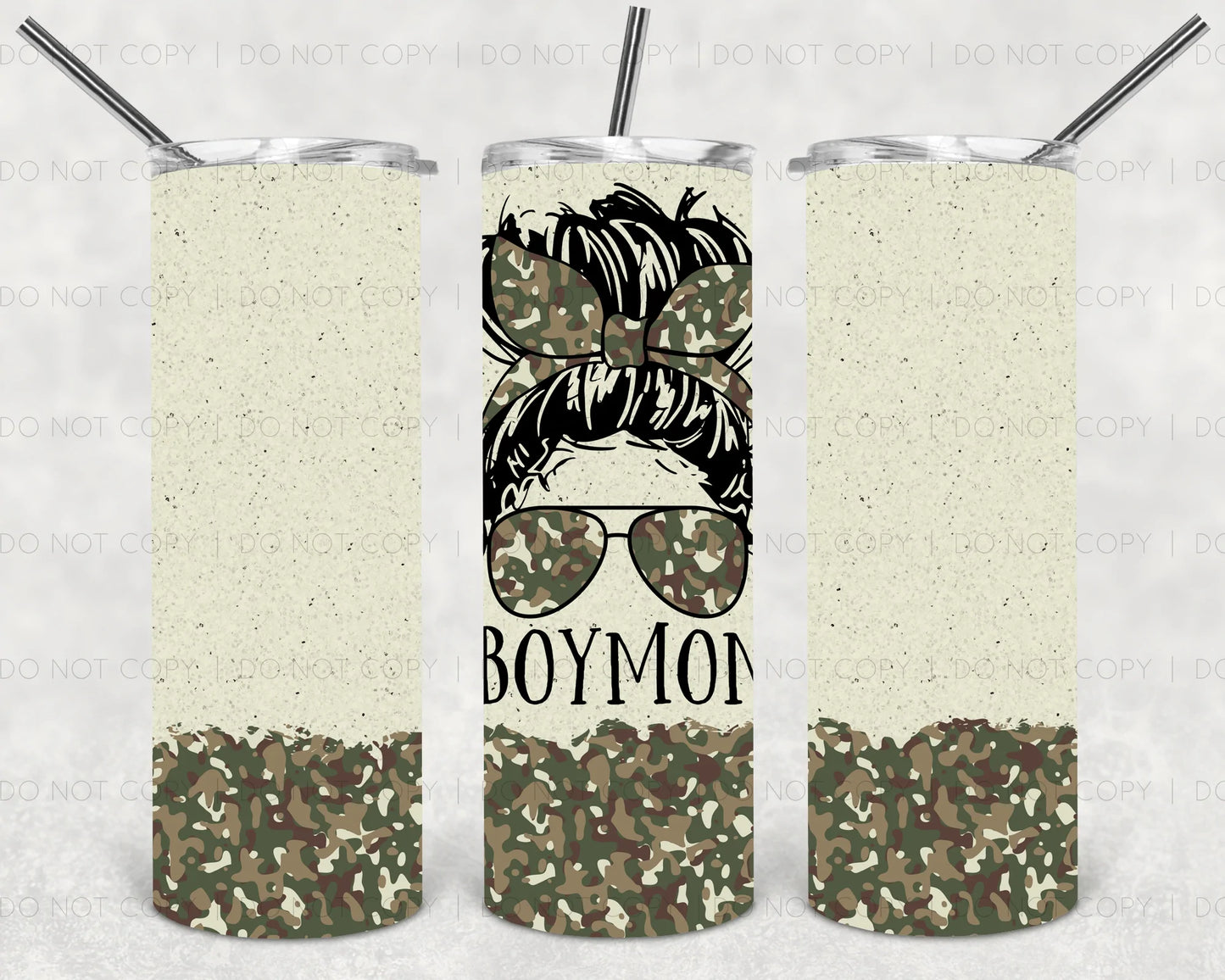 Boy Mom Life Messy Tumbler Print