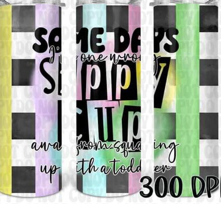 One Sippy Cup from Squaring Up Tumbler