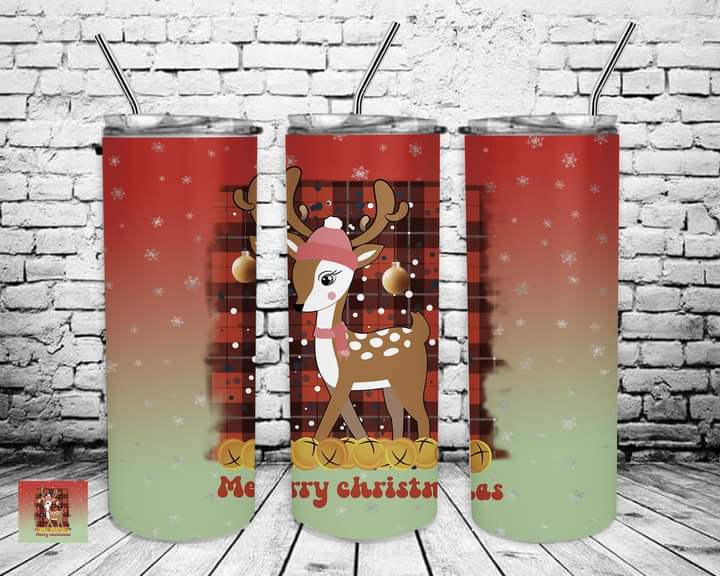 Merry Christmas Tumbler Print