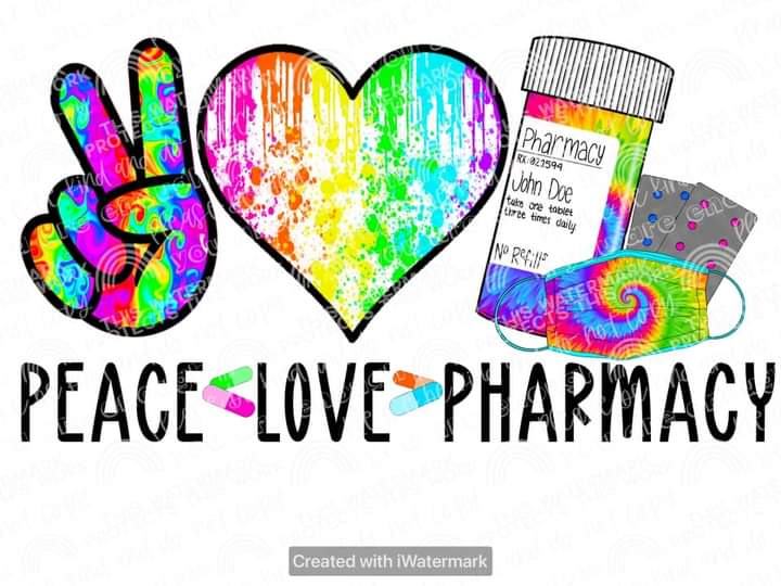 Peace Love Pharmacy Print